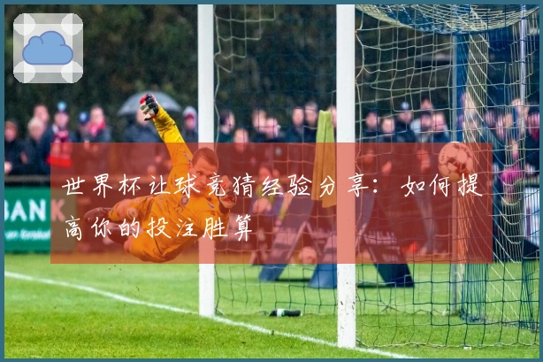 世界杯让球竞猜经验分享：如何提高你的投注胜算
