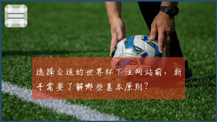选择合适的世界杯下注网站前，新手需要了解哪些基本原则？